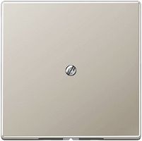 Вывод кабеля без рамки Jung LS990 metal сталь картинка